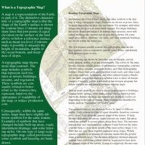 Topographic Map Symbols [Gloss Laminated]